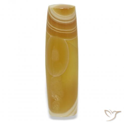 7.23カラットの天然マルチカラー瑪瑙、ファンシー、半透明