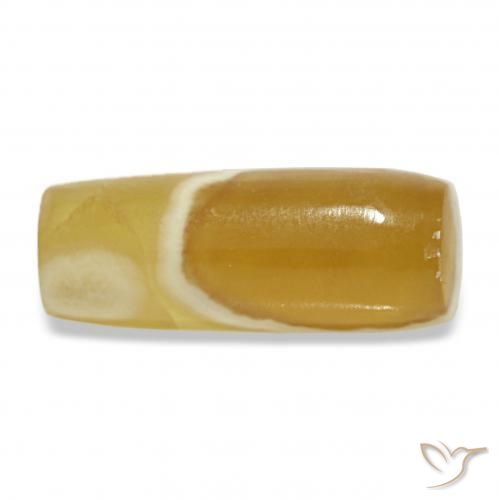 6.73カラットの天然マルチカラー瑪瑙、ファンシー、半透明