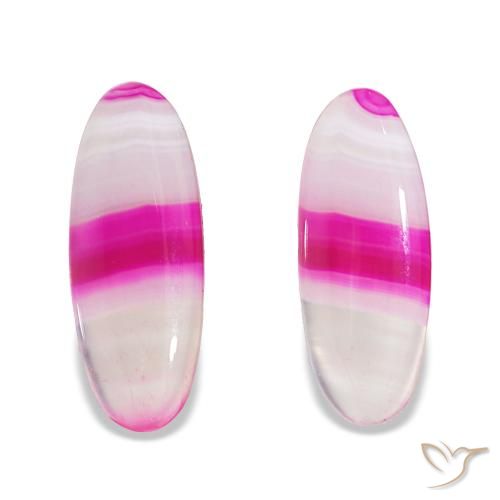 24.03ctw マルチカラー 瑪瑙, 楕円形, 透明