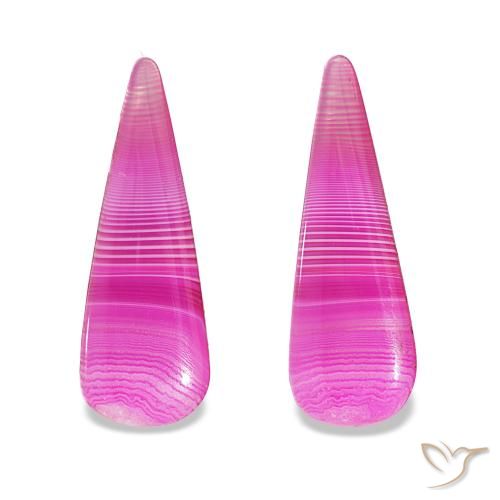 24.65ctw マルチカラー 瑪瑙, 洋梨の形, 半透明