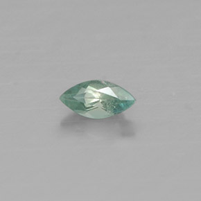 0.10カラットの天然グリーン/レッドアレキサンドライト（3.9×2 mm・マーキス）