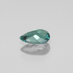 0.35カラットの天然グリーン/レッドアレキサンドライト（6×4 mm・洋梨の形）