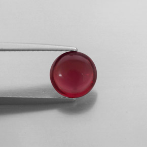 2.32カラットの天然ディープレッドアルマンディンガーネット、透明、透明/半透明