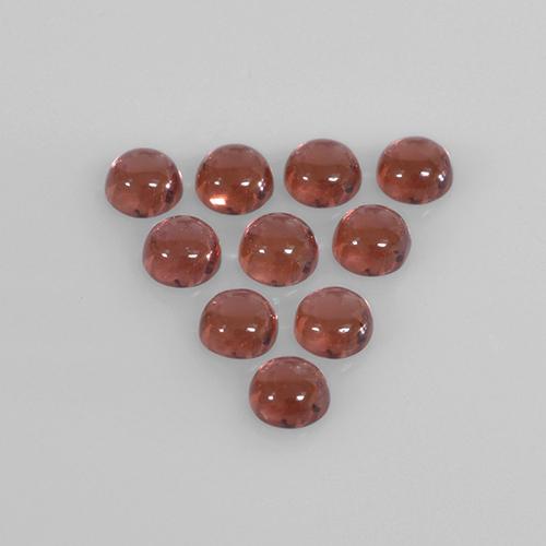 1.85カラットの天然濃いレッドワインアルマンディンガーネット（3.08 mm・ラウンドカット）