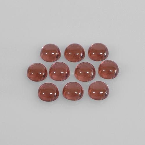 1.85カラットの天然濃いレッドワインアルマンディンガーネット（3.08 mm・ラウンドカット）