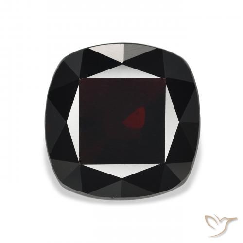 9.69ct 天然 黒がかった赤 アルマンディンガーネット, クッション, VVS-VS