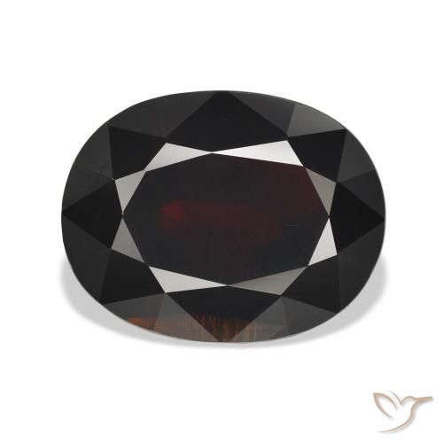 20.68ct 天然 ダークレッド アルマンディンガーネット, 楕円形, VS