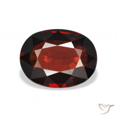 3.63ct 天然 ディープレッド アルマンディンガーネット, 楕円形, VS