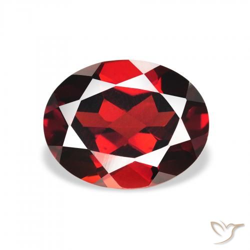 2.25ct 天然 ディープレッド アルマンディンガーネット, 楕円形, VS