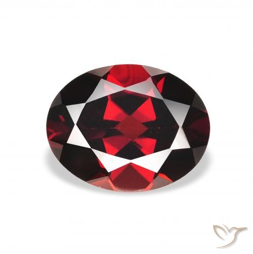 2.41ct 天然 ディープレッド アルマンディンガーネット, 楕円形, VS