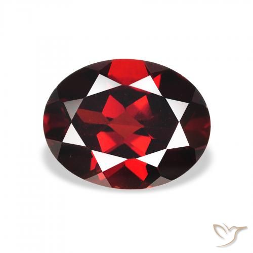 2.23ct 天然 ディープレッド アルマンディンガーネット, 楕円形, VS