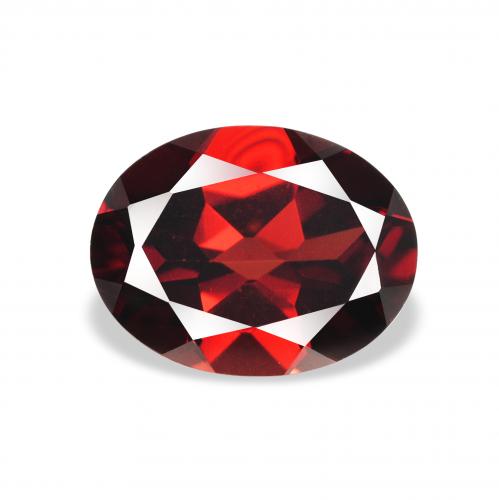 2.27ct 天然 ディープレッド アルマンディンガーネット, 楕円形, VVS-VS