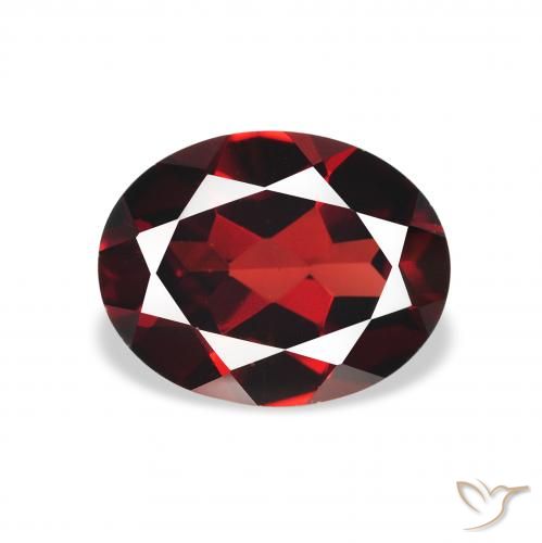 2.15ct 天然 ディープレッド アルマンディンガーネット, 楕円形, VS