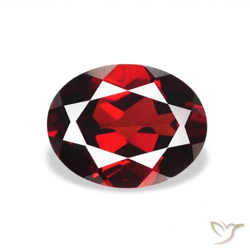 2.25ct 天然 ディープレッド アルマンディンガーネット, 楕円形, VS