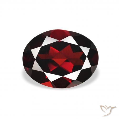 1.99ct 天然 濃いブラッドレッド アルマンディンガーネット, 楕円形, VS