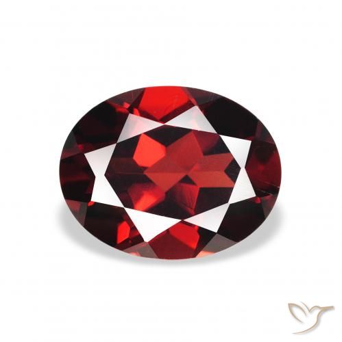2.31ct 天然 濃いブラッドレッド アルマンディンガーネット, 楕円形, VS