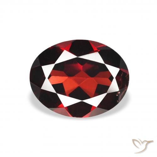 1.81ct 天然 濃いブラッドレッド アルマンディンガーネット, 楕円形, VS