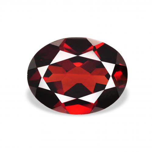 2.22ct 天然 ディープレッド アルマンディンガーネット, 楕円形, VVS-VS