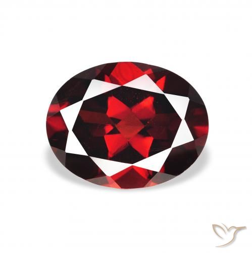 2.23ct 天然 ディープレッド アルマンディンガーネット, 楕円形, VVS-VS