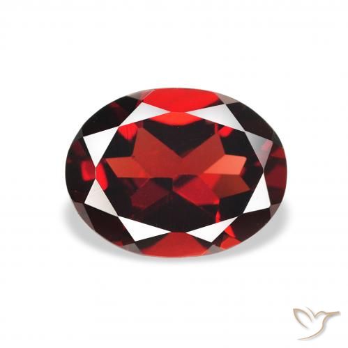 1.99ct 天然 ディープレッド アルマンディンガーネット, 楕円形, VS