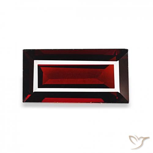 1.67ct 濃いブラッドレッド アルマンディンガーネット, バゲット, VVS-VS