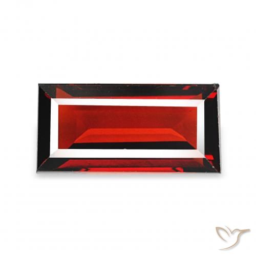 2.04ct カラントレッド アルマンディンガーネット 宝石, バゲット, VVS