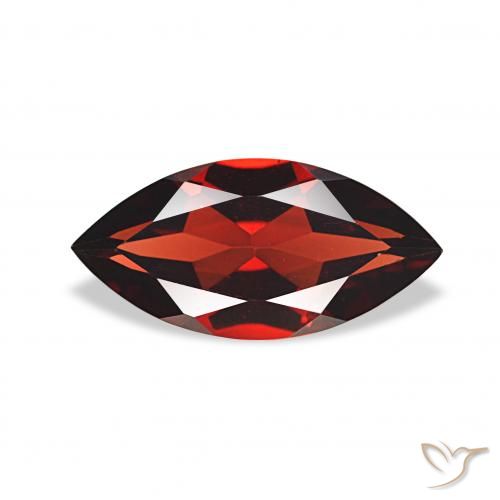 1.86ct ダークレッド アルマンディンガーネット, マーキーズ, VVS