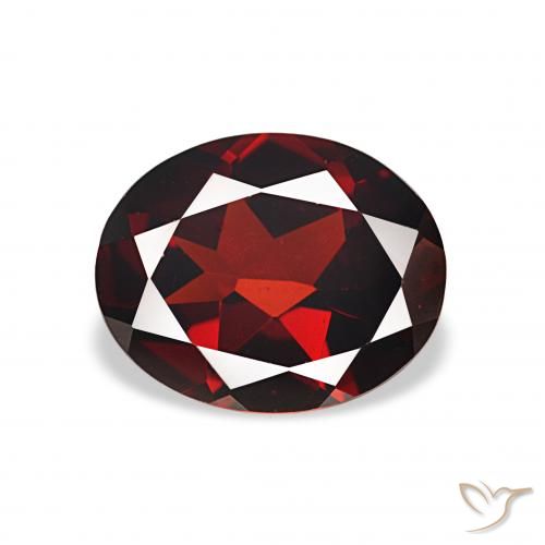 2.66ct 濃いブラッドレッド アルマンディンガーネット, 楕円形, VVS
