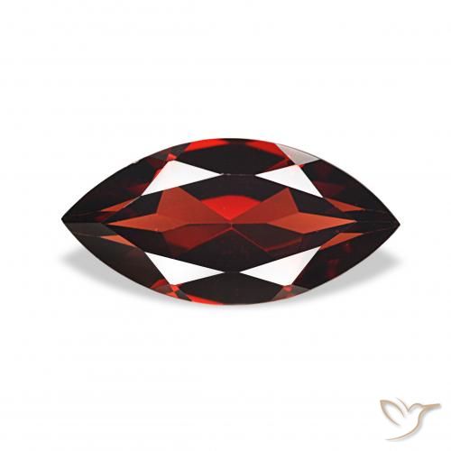 2.06ct ダークレッド アルマンディンガーネット, マーキーズ, VVS