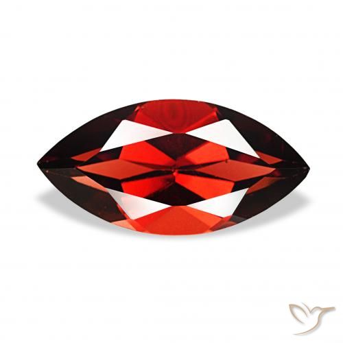 2.14ct ダークレッド アルマンディンガーネット, マーキーズ, VVS-VS