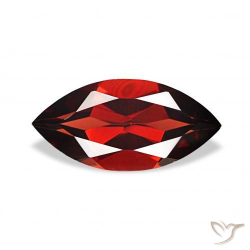 2.00ct ダークレッド アルマンディンガーネット, マーキーズ, VVS