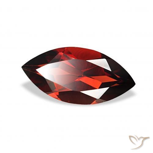 2.00カラットの天然ダークレッドアルマンディンガーネット、マーキーズ、VVS
