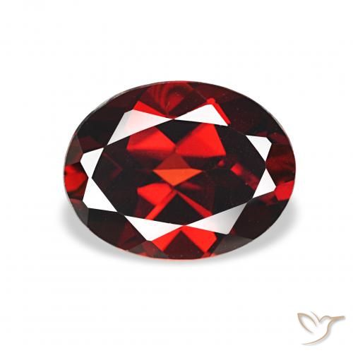 2.40ct 濃いブラッドレッド アルマンディンガーネット, 楕円形, VS
