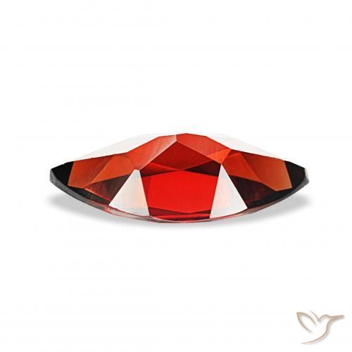 1.80カラットの天然ダークレッドアルマンディンガーネット、マーキーズ、VVS