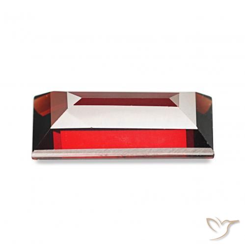 1.81カラットの天然カラントレッドアルマンディンガーネット、バゲット、VS-SI