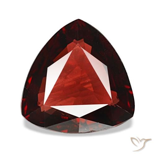 3.27ct レッド アルマンディンガーネット, トリリアント, VS