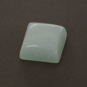1.37カラットの天然青緑アマゾナイト（6.4×6.4 mm・四角）