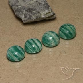 Shop natural 12.56ct ミディアムグリーン アマゾナイト gems, ラウンド, from マダガスカル at GemSelect. In stock, global shipping!