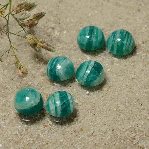 Shop natural 8.38ct クールグリーン アマゾナイト gems, ラウンド, from マダガスカル at GemSelect. In stock, global shipping!