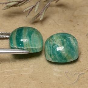 Shop natural 9.63ct クールグリーン アマゾナイト gems, クッション, from マダガスカル at GemSelect. In stock, global shipping!