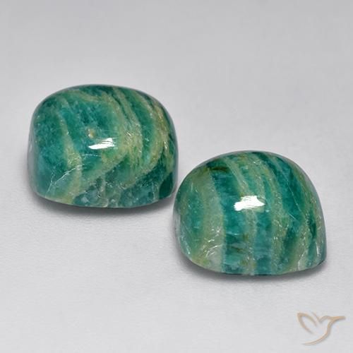 Shop natural 10.89ct パイングリーン アマゾナイト gems, クッション, from マダガスカル at GemSelect. In stock, global shipping!