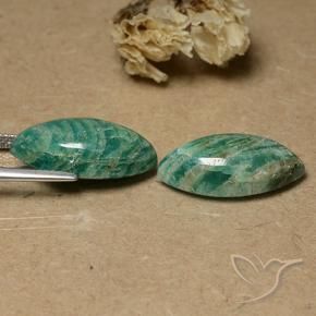 Shop natural 17.21ct クールグリーン アマゾナイト gems, マーキーズ, from マダガスカル at GemSelect. In stock, global shipping!