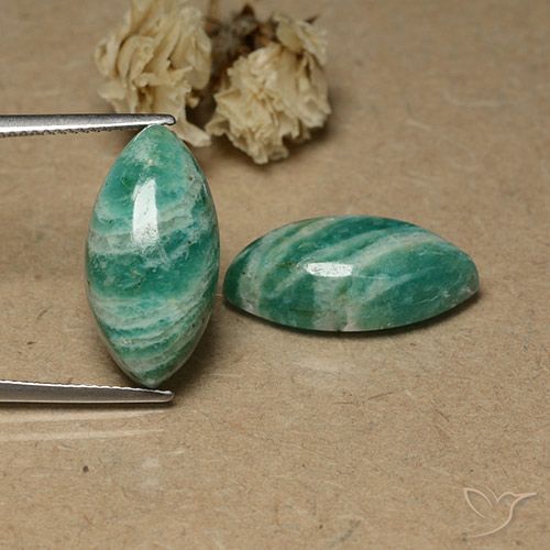 Shop natural 18.43ct クールグリーン アマゾナイト gems, マーキーズ, from マダガスカル at GemSelect. In stock, global shipping!