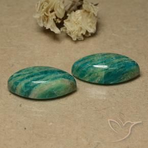 Shop natural 17.97ct ミディアムダークグリーン アマゾナイト gems, マーキーズ, from マダガスカル at GemSelect. In stock, global shipping!