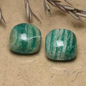 Shop natural 11.80ct クールグリーン アマゾナイト gems, クッション, from マダガスカル at GemSelect. In stock, global shipping!