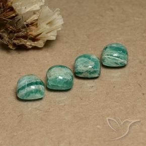 Shop natural 7.58ct ミディアムグリーン アマゾナイト gems, クッション, from マダガスカル at GemSelect. In stock, global shipping!