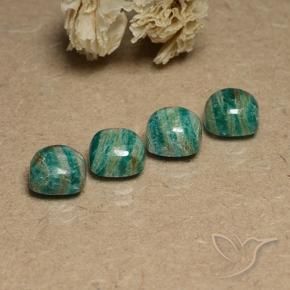 Shop natural 7.88ct クールグリーン アマゾナイト gems, クッション, from マダガスカル at GemSelect. In stock, global shipping!
