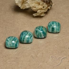 Shop natural 7.95ct パイングリーン アマゾナイト gems, クッション, from マダガスカル at GemSelect. In stock, global shipping!