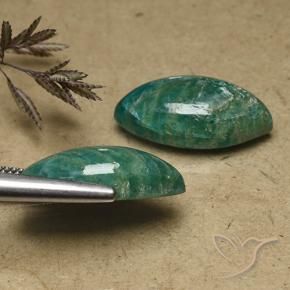 Shop natural 17.33ct クールグリーン アマゾナイト gems, マーキーズ, from マダガスカル at GemSelect. In stock, global shipping!