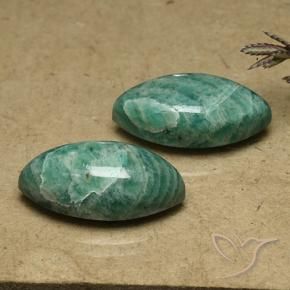 Shop natural 19.22ct パイングリーン アマゾナイト gems, マーキーズ, from マダガスカル at GemSelect. In stock, global shipping!